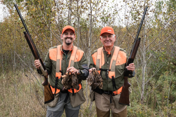 Mark and Earl Peterson hunt Woodcock in Michigan